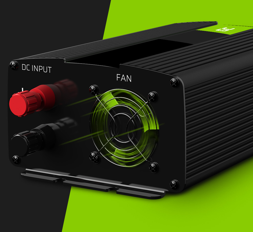 DCAC Wechselrichter 12V auf 230V 1000W Dauer Peak 2000W mod.Sinus