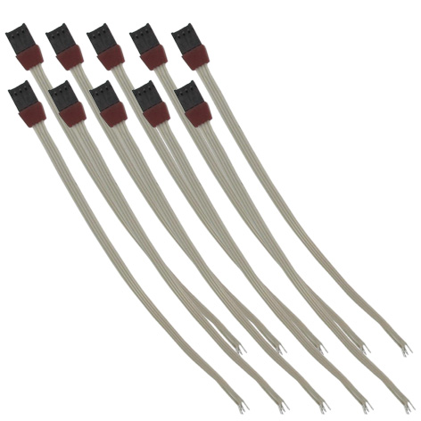 94-795-00830_4pol_Molex_Steckr 4pol Brückenkabel mit offenen Kabelenden -- 10er Pack --