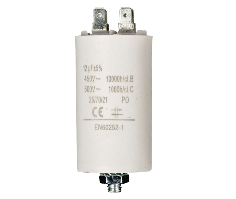 Motorkondensator_29-719-00610_2020_OK 12uF Motorkondensator MKP 12uF 450V 35x70mm M8