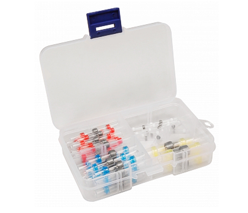 Loetverbinderset_50er_Pack_45-821-01080 Lötverbinder Sortiment  50-teilig  4-Sorten mit Sortimentsbox