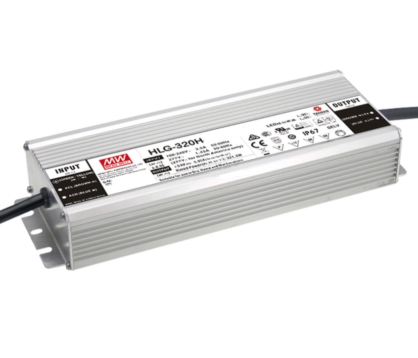 93-808-04045_12V_22A_ohne_Potis 12V Netzteil 12V 260W 22A IP65 LED Trafo HLG320H12 Metallgehäuse