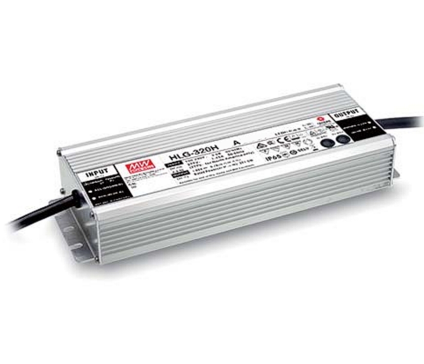93-808-04040_12V_22A_mit_Potis 12V Netzteil 12V 260W 22A IP65 LED Trafo Spannung nachstellbar HLG320H12A
