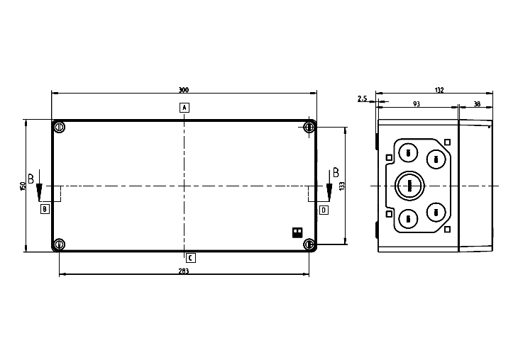 150mm_Verteilerkasten_Zeichnung_01_52-625-01960