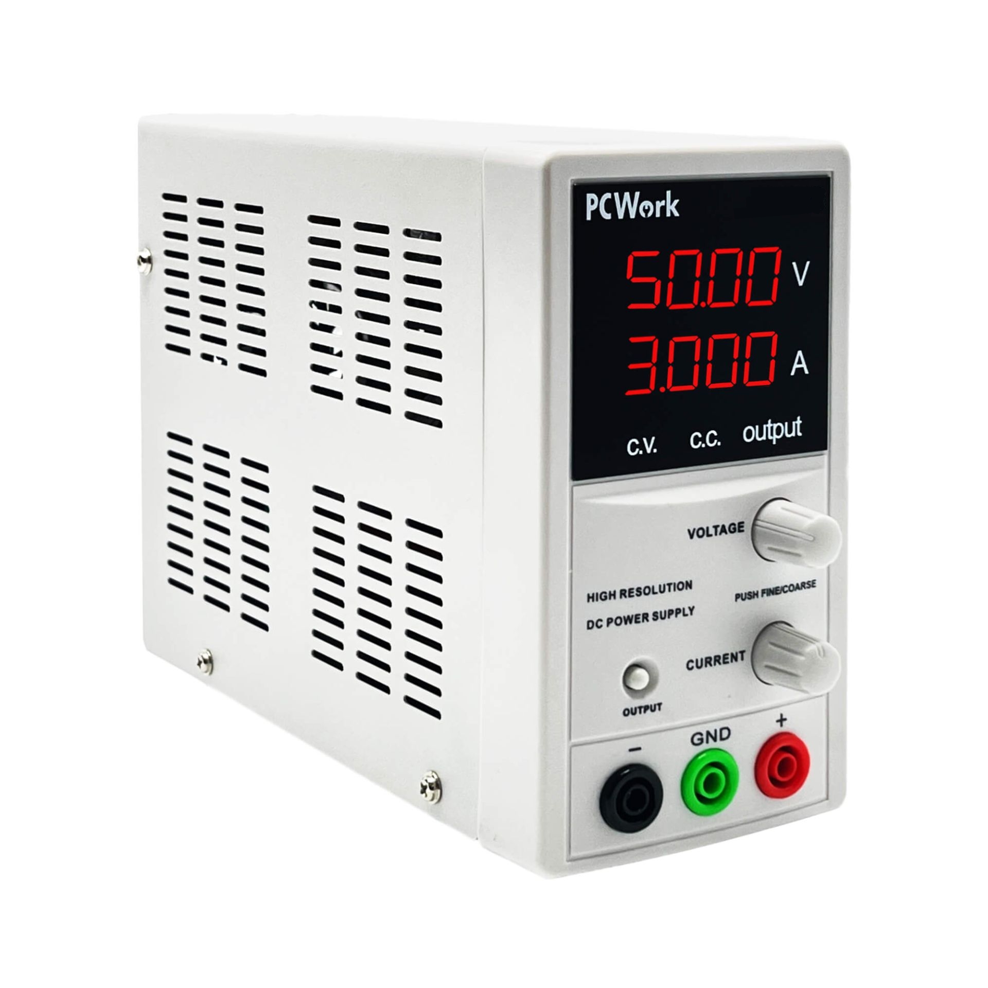 93-807-00810_Labornetzteil_0-50V_B01 Labornetzteil 0-50V 3A 150W mit 2-fach LED-Anzeige mit 4mm Sicherheitsbuchsen Out schaltbar
