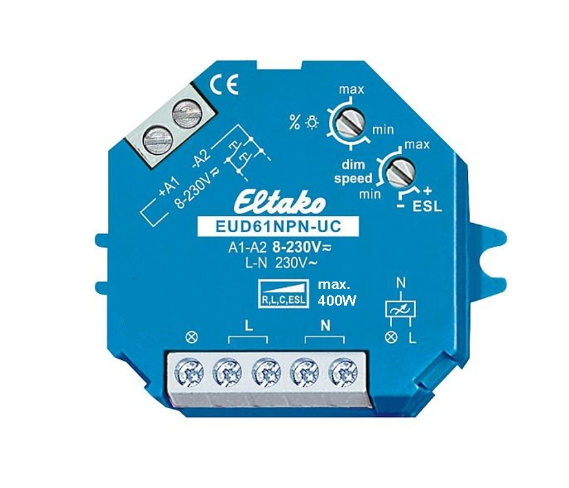 99-300-00890_Push_Dimmer_ELTAKOAz8o1is2gDMpt Push Dimmer Tasterdimmer 230V LED Dimmer bis 100W oder Glühlampen bis 400W
