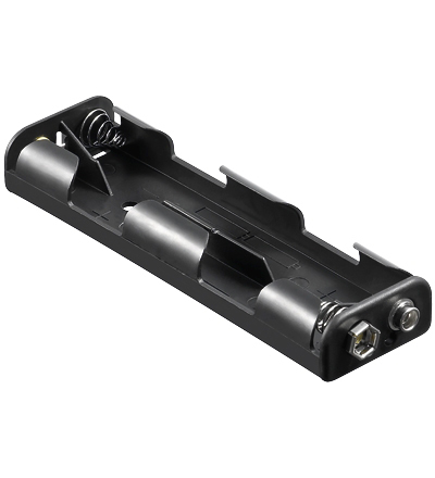 33-475-00022_2015_01 Batteriehalter für 4 Mignon AA Zellen Druckknopfanschluss