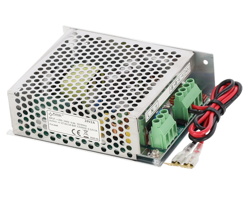 93-808-04662_24V_Netzteil_mit_Akkuanschluss_2022 24V DC-USV 24V 2,2A Netzteil mit Akkuanschluss Ladefunktion und Netzausfallschutz DC USV