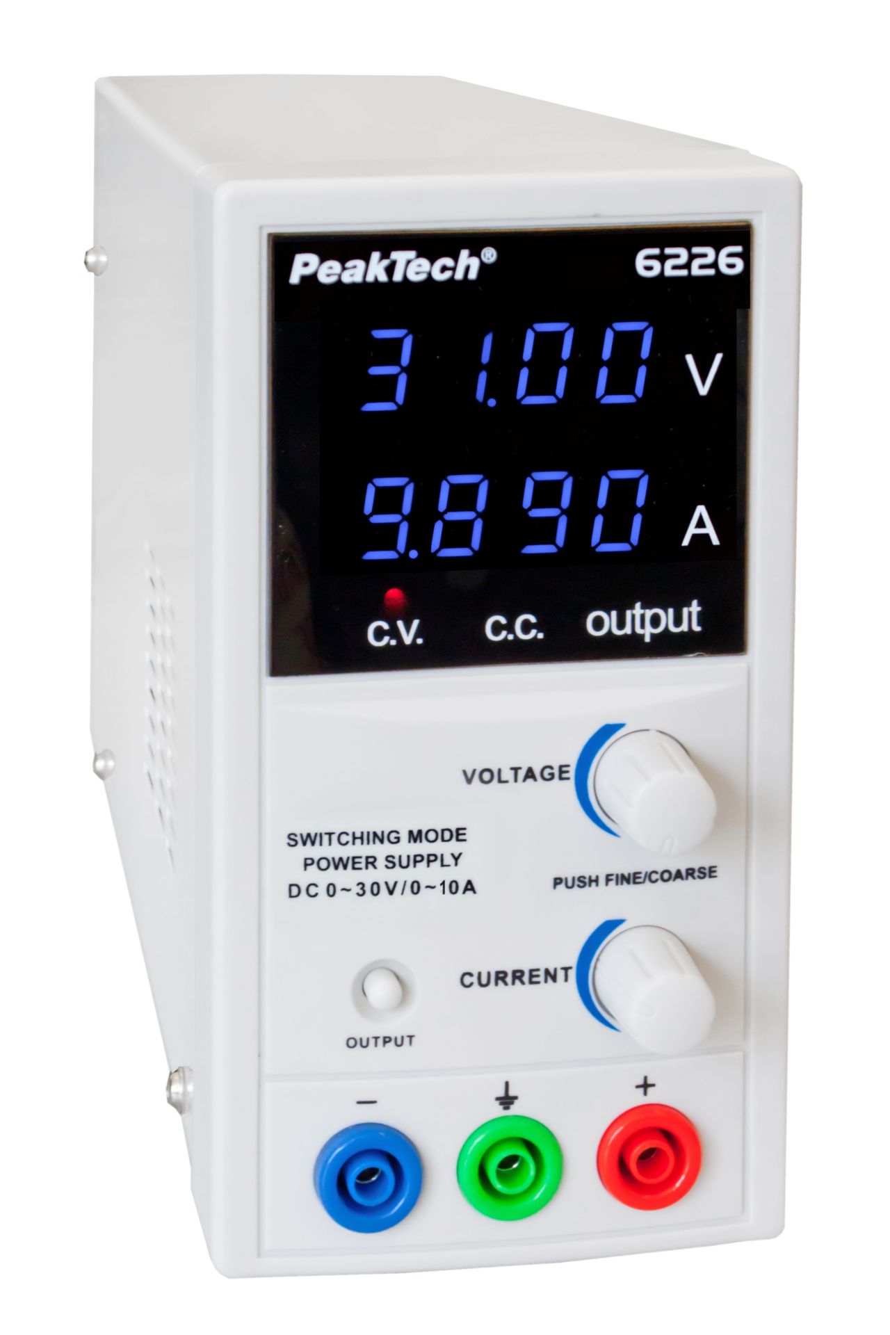 Labornetzteil_0-30V_10A_6226_93-807-00797_B2 Labornetzgerät 0-30V 10A Labornetzteil mit 2xLED-Display Blau P6226
