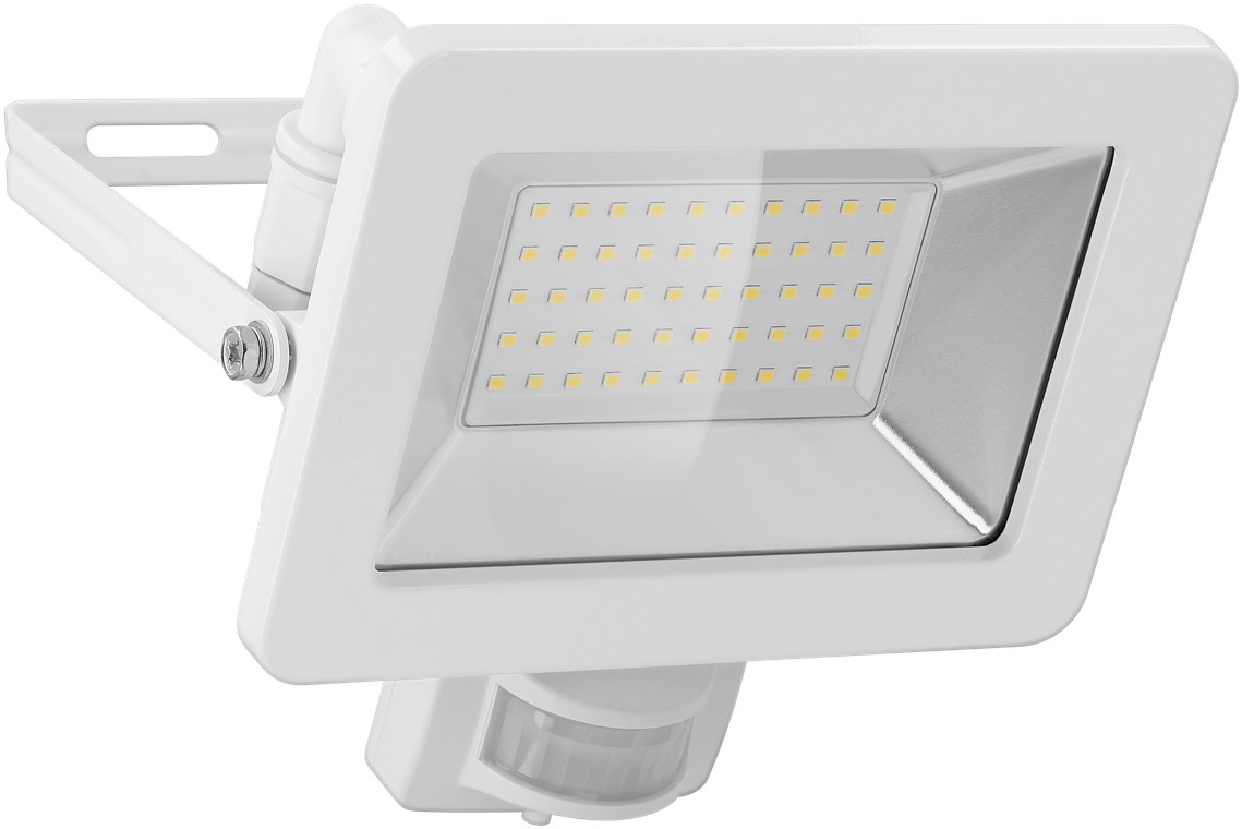 32-700-00650_50W_Fluter_mit_BW-Melder 50W LED Scheinwerfer mit Bewegungsmelder 4000K 4260lm IP44 Fluter Strahler
